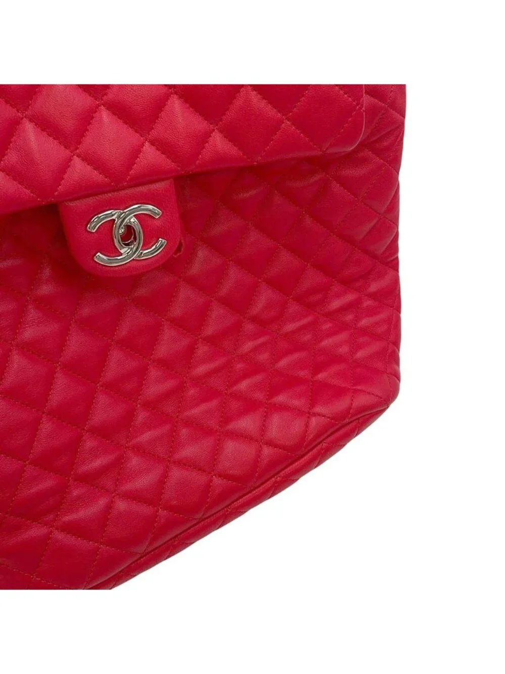 Chanel Backpack Quilted CC Logo Lambskin